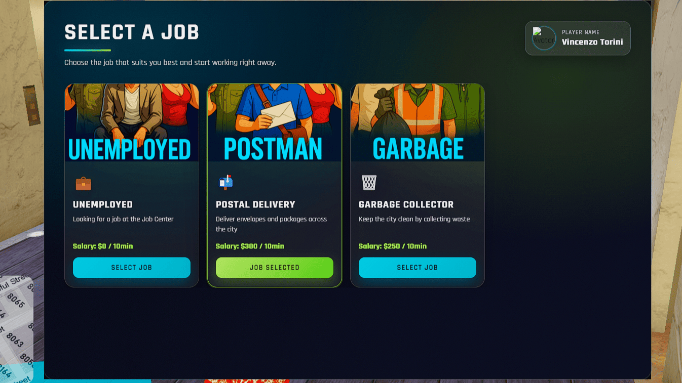 Job Center UI